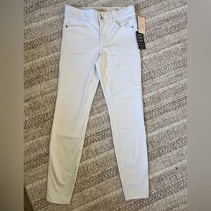 Candie's white Denim sculpting push up ankle jeans size 5/27W NWT